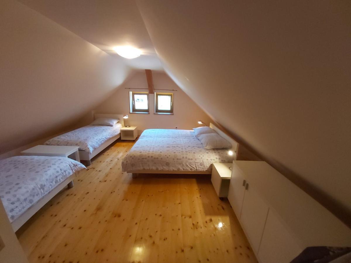 Pocitniska Hisa Pri Kustrcu Apartment Grahovo ob Baci Екстериор снимка