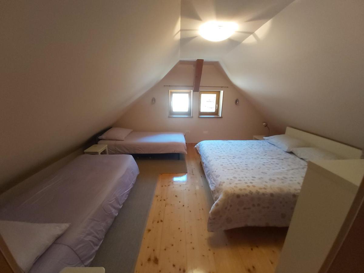 Pocitniska Hisa Pri Kustrcu Apartment Grahovo ob Baci Екстериор снимка